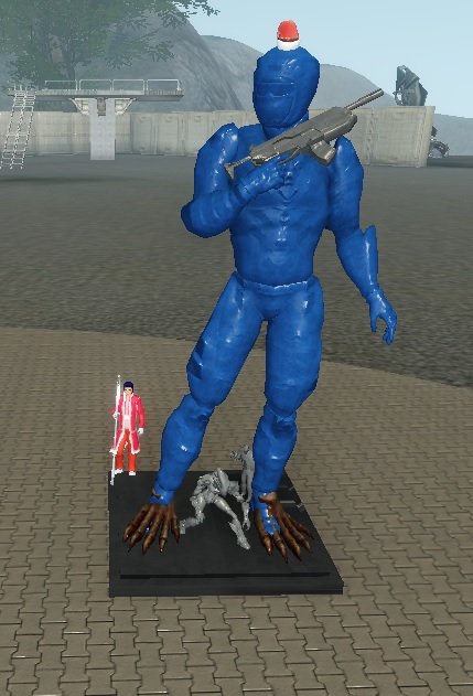 Fun with the statue.jpg